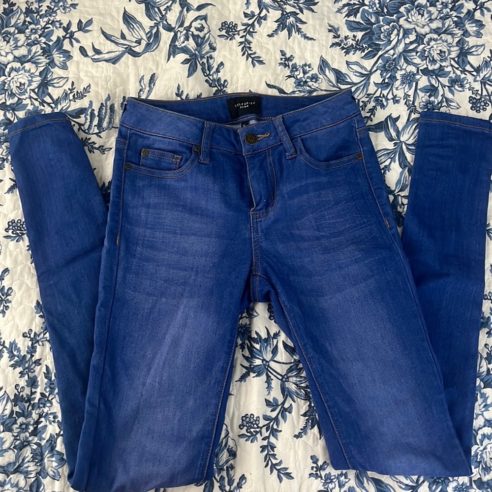 Celebrity Pink blue skinny jeans